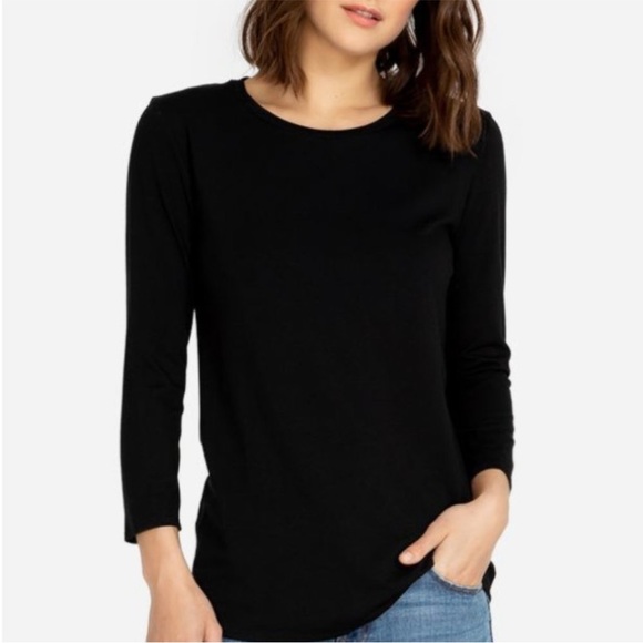 NWT Johnny Was Calme 3/4" Length Basic Tee Top, S - Picture 1 of 4